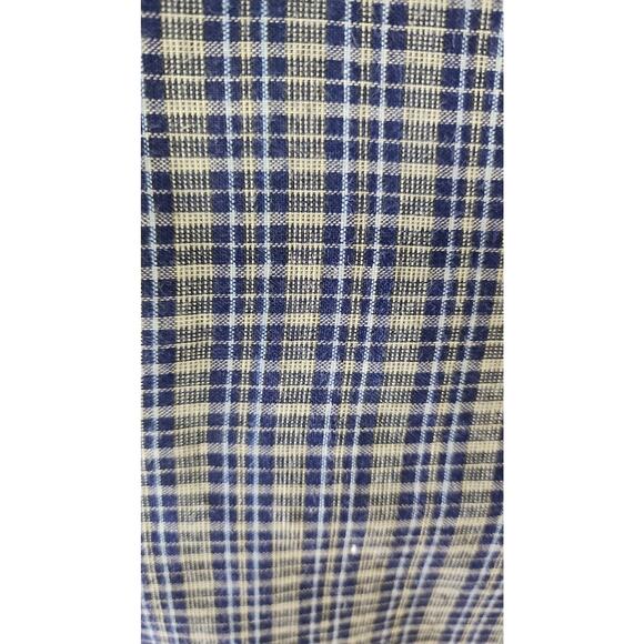 Bugle Boy Blue Walking Bermuda Blue and Gray Plaid 4 pocket Shorts W Size 16 R - Picture 4 of 10